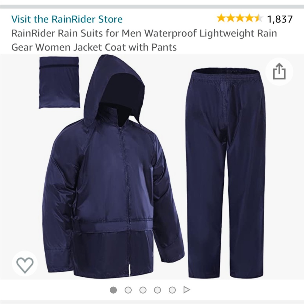 NWT-Rain Rider Rain suit
